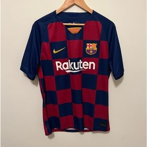 Barcelona ‘19-‘20 jersey. It was bought at Upper90 in their Brooklyn store.